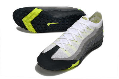 Unisex Nike Air Zoom Mercurial Vapor 16 Elite TF Artificial Turf Low-Tops Football Shoes - White/Grey/Yellow