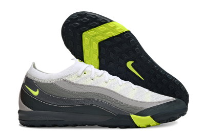 Unisex Nike Air Zoom Mercurial Vapor 16 Elite TF Artificial Turf Low-Tops Football Shoes - White/Grey/Yellow