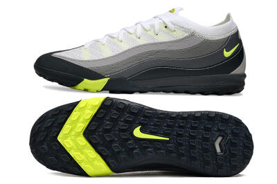 Unisex Nike Air Zoom Mercurial Vapor 16 Elite TF Artificial Turf Low-Tops Football Shoes - White/Grey/Yellow