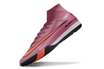 Unisex Nike Air Zoom Mercurial Superfly 10 Elite TF Artificial Turf High-Tops Football Shoes - Red/Black/White