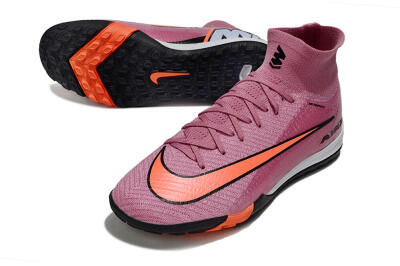 Unisex Nike Air Zoom Mercurial Superfly 10 Elite TF Artificial Turf High-Tops Football Shoes - Red/Black/White