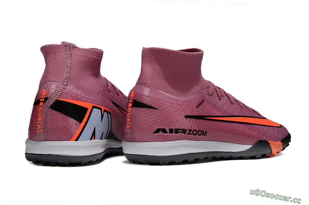 Unisex Nike Air Zoom Mercurial Superfly 10 Elite TF Artificial Turf High-Tops Football Shoes - Red/Black/White 7