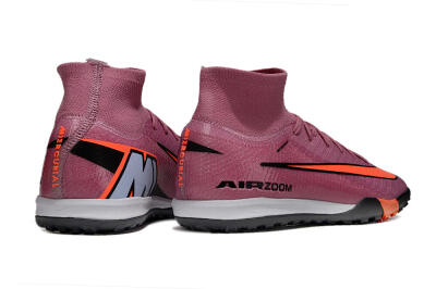 Unisex Nike Air Zoom Mercurial Superfly 10 Elite TF Artificial Turf High-Tops Football Shoes - Red/Black/White