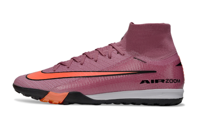 Unisex Nike Air Zoom Mercurial Superfly 10 Elite TF Artificial Turf High-Tops Football Shoes - Red/Black/White