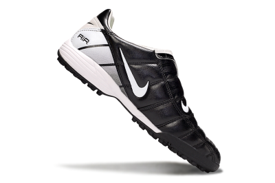 Men's Nike Air Zoom Total 90 III TF Artificial Turf Low-Tops Football Shoes - Black/Silver/White