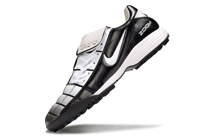 Men's Nike Air Zoom Total 90 III TF Artificial Turf Low-Tops Football Shoes - Black/Silver/White