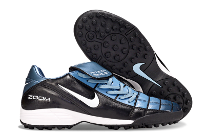 Men's Nike Air Zoom Total 90 III TF Artificial Turf Low-Tops Football Shoes - Black/Blue/White