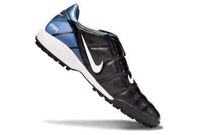 Men's Nike Air Zoom Total 90 III TF Artificial Turf Low-Tops Football Shoes - Black/Blue/White