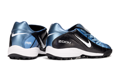 Men's Nike Air Zoom Total 90 III TF Artificial Turf Low-Tops Football Shoes - Black/Blue/White