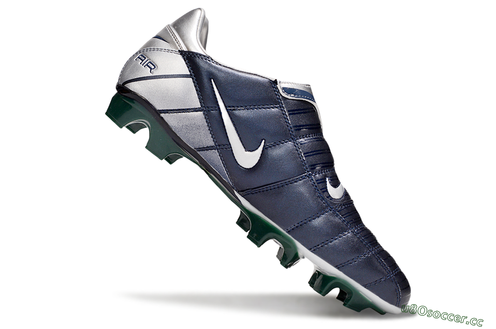 Men's Nike Air Zoom Total 90 III FG Firm Ground Low-Tops Football Boots - Black/Silver 4