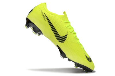 Men's Nike Mercurial Vapor 12 Elite FG Firm Ground Low-Tops Football Boots - Yellow/Black