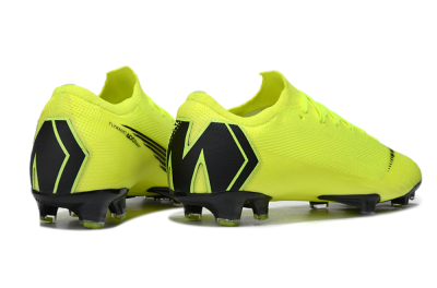 Men's Nike Mercurial Vapor 12 Elite FG Firm Ground Low-Tops Football Boots - Yellow/Black