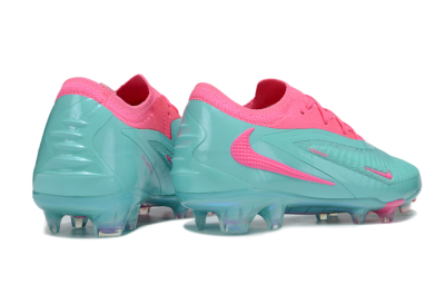 Men's Nike Phantom 6 Low Elite FG Firm Ground Low-Tops Football Boots - Jade/Pink
