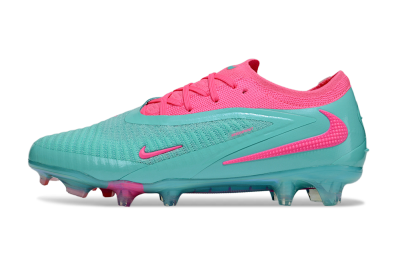 Men's Nike Phantom 6 Low Elite FG Firm Ground Low-Tops Football Boots - Jade/Pink
