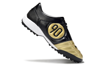 Unisex Nike Total 90 III TF Artificial Turf Low-Tops Football Shoes - Gold/Black/White