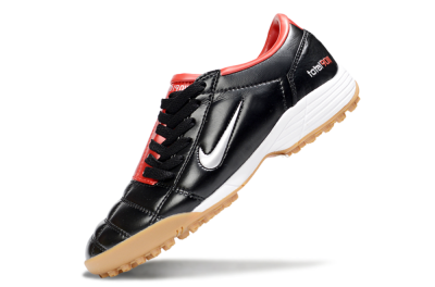 Unisex Nike Total 90 III TF Artificial Turf Low-Tops Football Shoes - Black/Silver/Red