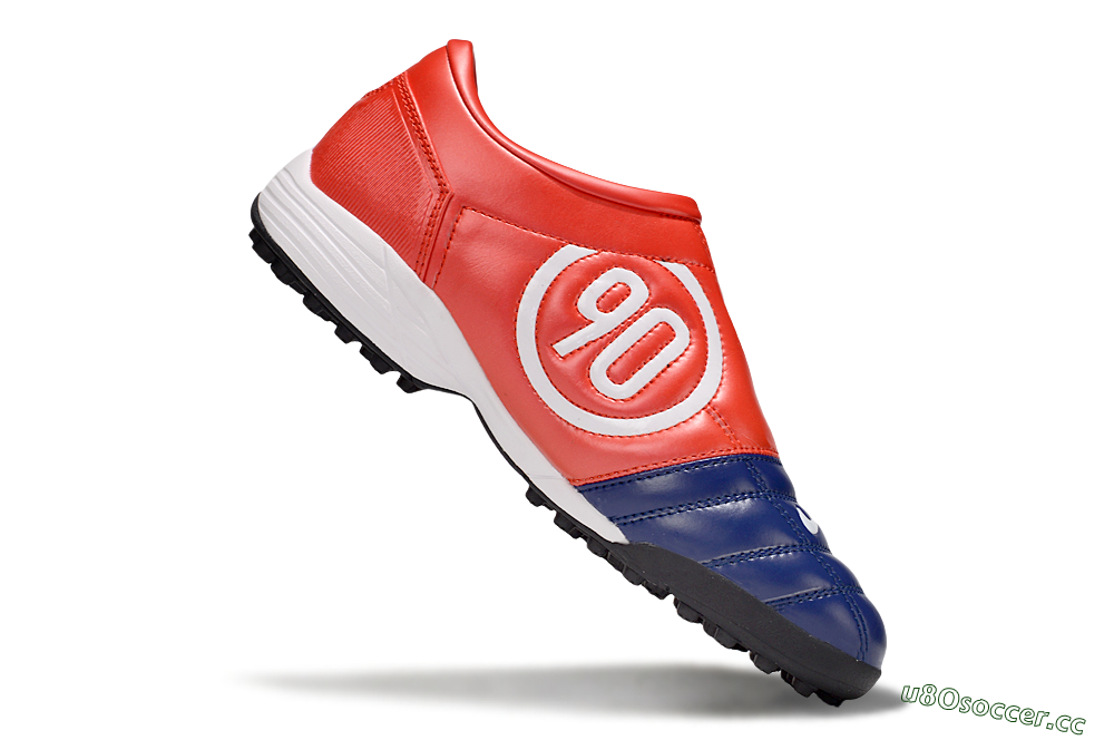 Unisex Nike Total 90 III TF Artificial Turf Low-Tops Football Shoes - Blue/White/Red 4