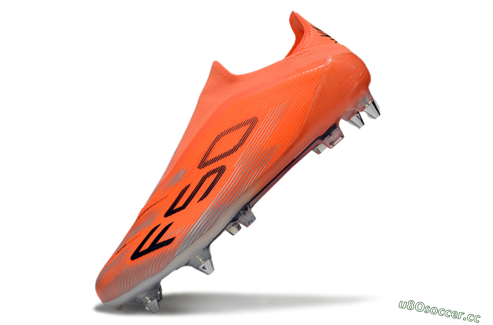 Men's Adidas F50 Elite Laceless SG Soft Ground Low-Tops Football Boots - Red/Black/Silver 5