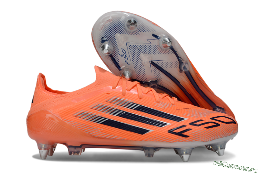 Men's Adidas F50 Elite SG Soft Ground Low-Tops Football Boots - Red/Black/Silver 2