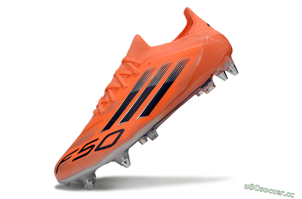 Men's Adidas F50 Elite SG Soft Ground Low-Tops Football Boots - Red/Black/Silver 5