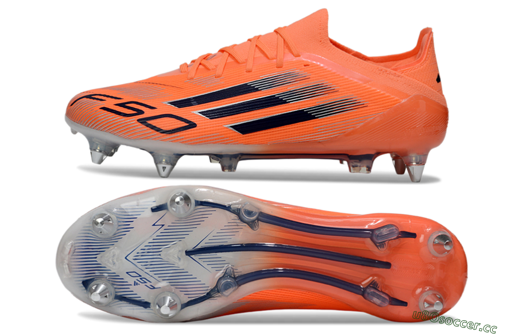 Men's Adidas F50 Elite SG Soft Ground Low-Tops Football Boots - Red/Black/Silver 1