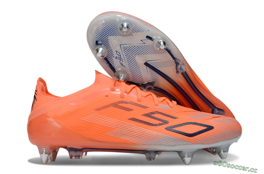 Men's Adidas F50 Elite SG Soft Ground Low-Tops Football Boots - Red/Black/Silver 2