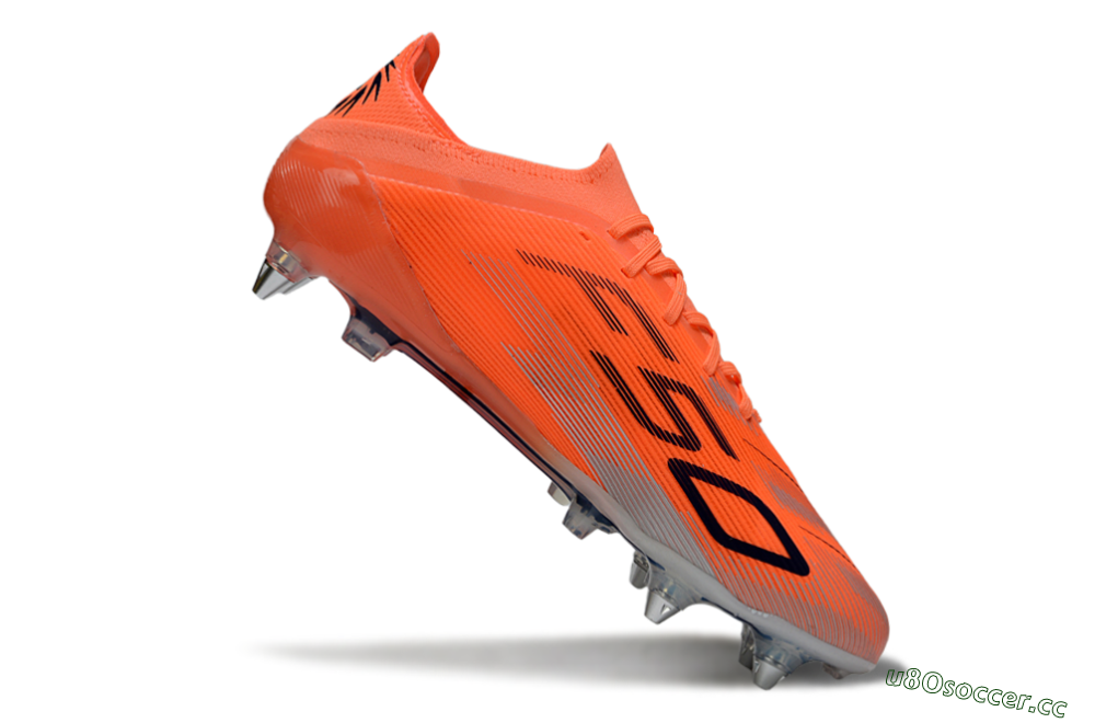 Men's Adidas F50 Elite SG Soft Ground Low-Tops Football Boots - Red/Black/Silver 4