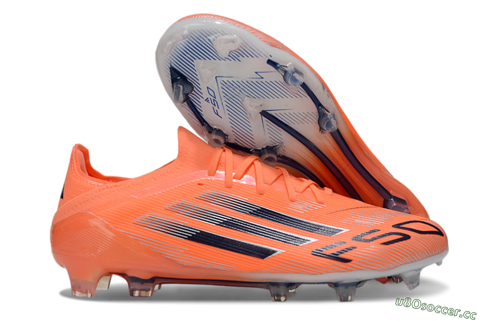 Unisex Adidas F50 Elite FG Firm Ground Low-Tops Football Boots - Red/Black/Silver 2