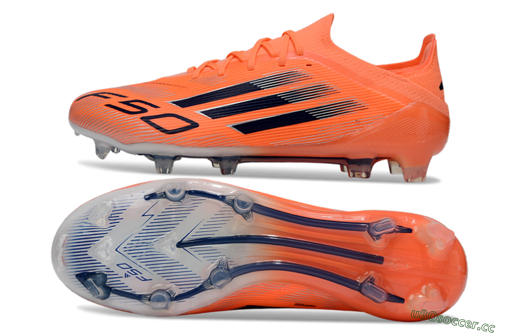 Unisex Adidas F50 Elite FG Firm Ground Low-Tops Football Boots - Red/Black/Silver 1
