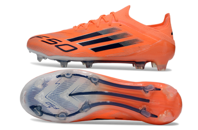 Unisex Adidas F50 Elite FG Firm Ground Low-Tops Football Boots - Red/Black/Silver