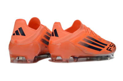 Unisex Adidas F50 Elite FG Firm Ground Low-Tops Football Boots - Red/Black/Silver