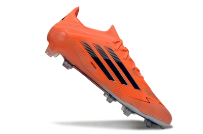 Unisex Adidas F50 Elite FG Firm Ground Low-Tops Football Boots - Red/Black/Silver