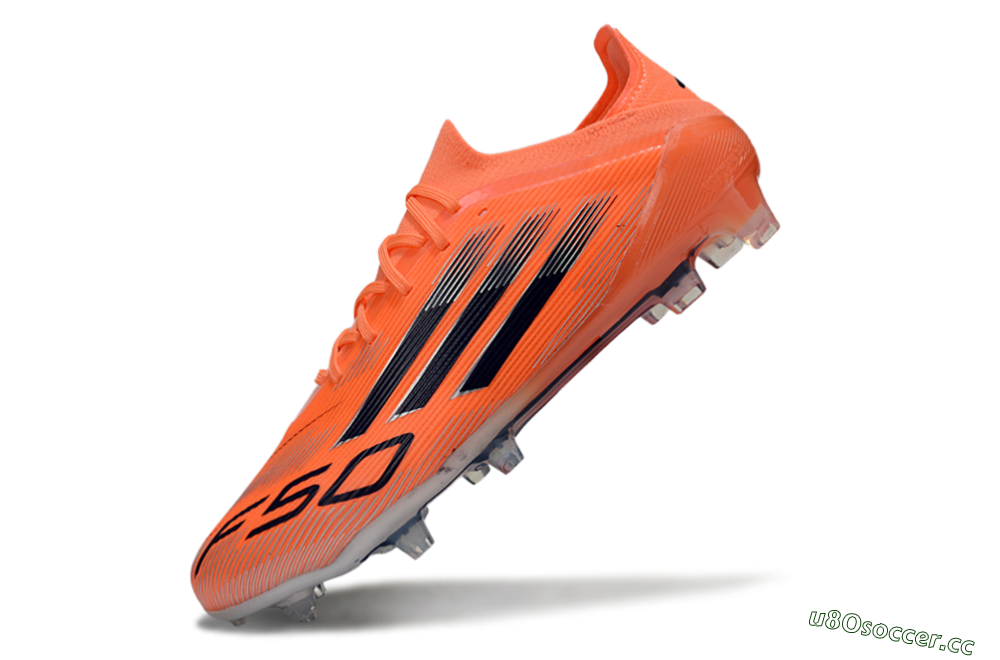 Unisex Adidas F50 Elite FG Firm Ground Low-Tops Football Boots - Red/Black/Silver 5