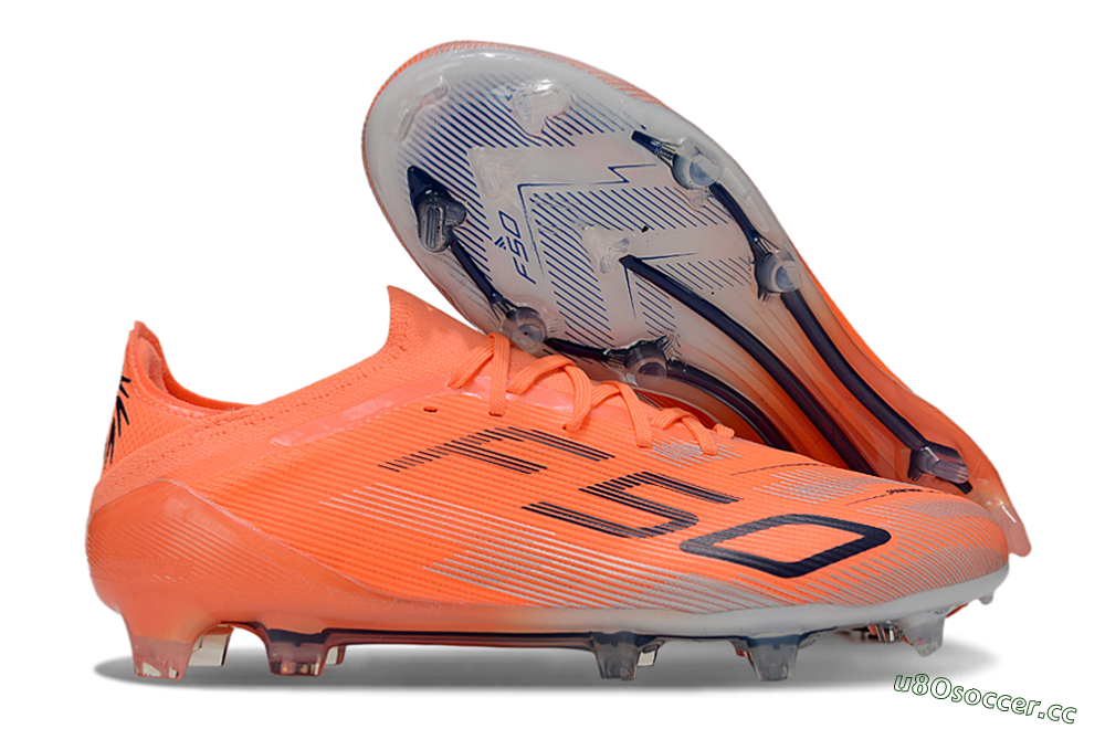 Unisex Adidas F50 Elite FG Firm Ground Low-Tops Football Boots - Red/Black/Silver 2