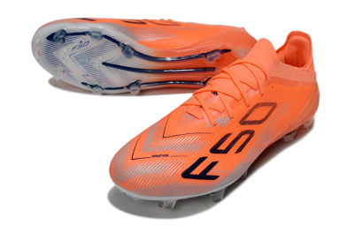 Unisex Adidas F50 Elite FG Firm Ground Low-Tops Football Boots - Red/Black/Silver