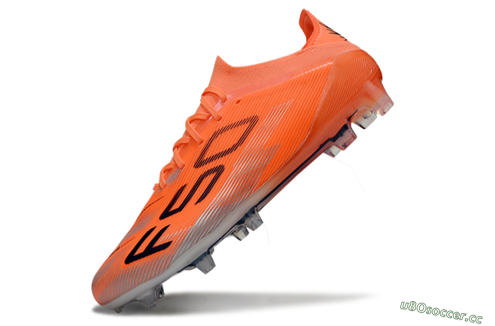 Unisex Adidas F50 Elite FG Firm Ground Low-Tops Football Boots - Red/Black/Silver 5