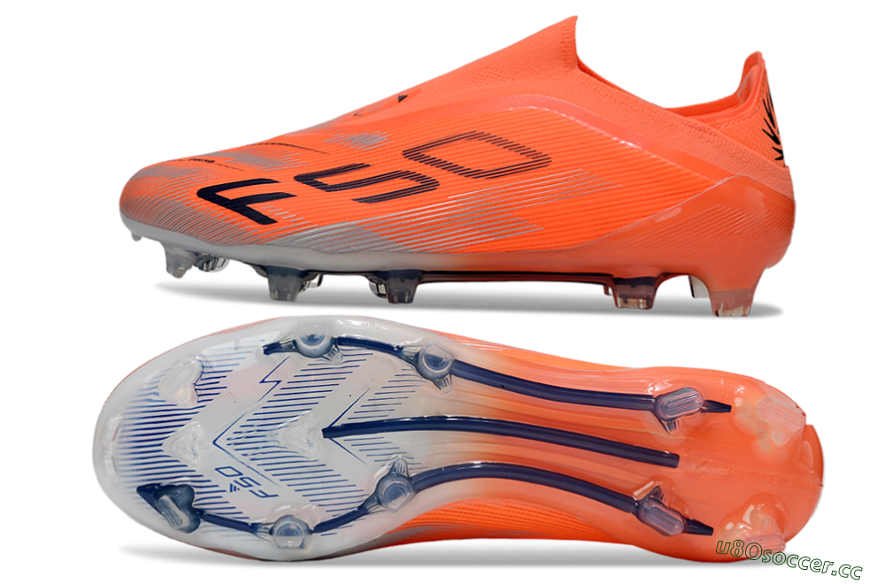 Unisex Adidas F50 Elite Laceless FG Firm Ground Low-Tops Football Boots - Red/Black/Silver 1