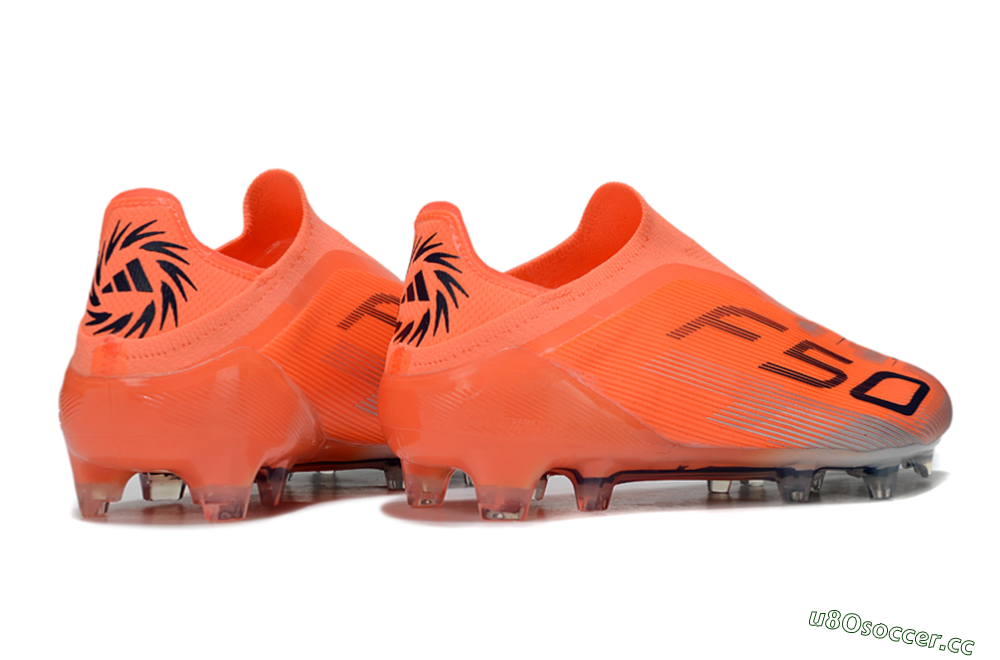 Unisex Adidas F50 Elite Laceless FG Firm Ground Low-Tops Football Boots - Red/Black/Silver 6
