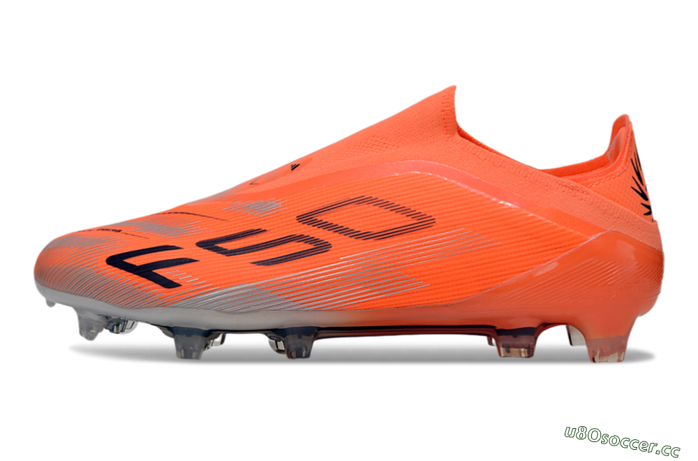 Unisex Adidas F50 Elite Laceless FG Firm Ground Low-Tops Football Boots - Red/Black/Silver 0