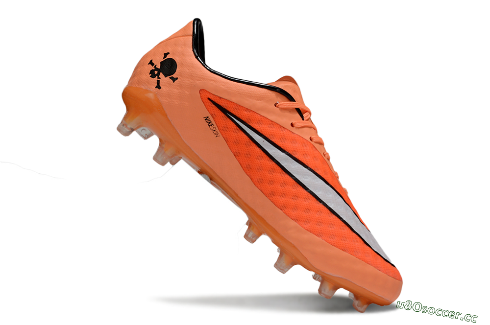 Men's Nike Hypervenom Phantom Rgn SE FG Firm Ground Low-Tops Football Boots - Orange/White/Black 4