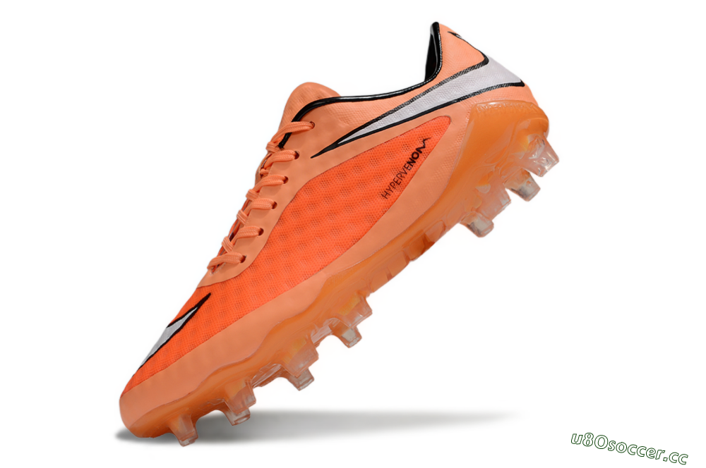 Men's Nike Hypervenom Phantom Rgn SE FG Firm Ground Low-Tops Football Boots - Orange/White/Black 5