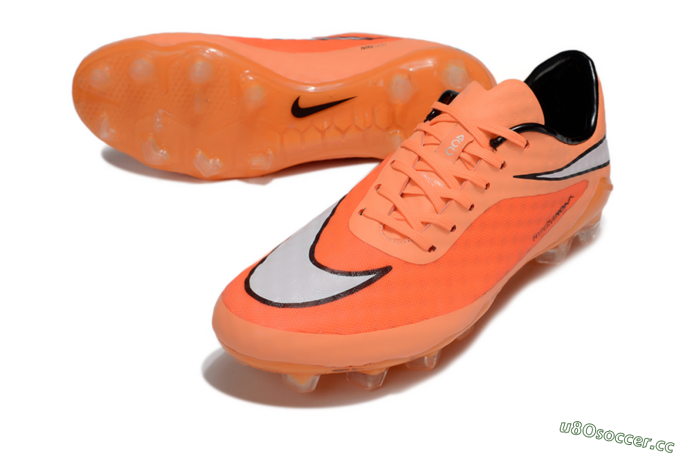 Men's Nike Hypervenom Phantom Rgn SE FG Firm Ground Low-Tops Football Boots - Orange/White/Black 3
