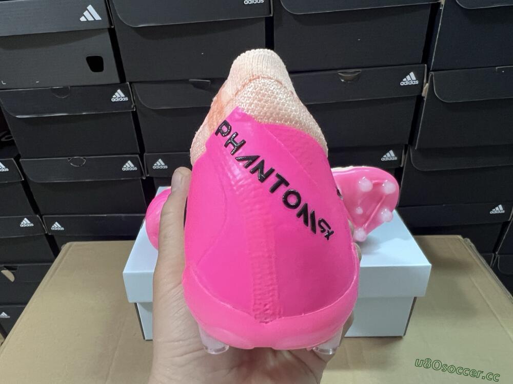 Men's Nike Phantom GX 2 Elite AG Artificial Grass Low-Tops Football Boots - Pink/Black