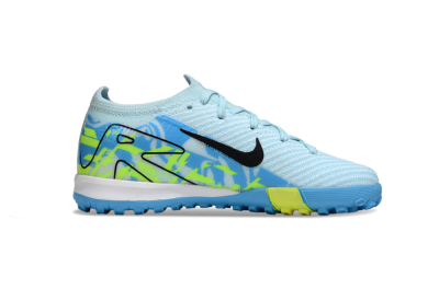 Kids Nike Air Zoom Mercurial Vapor 16 Elite TF Artificial Turf Low-Tops Football Shoes - Blue/Black/Yellow