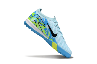 Kids Nike Air Zoom Mercurial Vapor 16 Elite TF Artificial Turf Low-Tops Football Shoes - Blue/Black/Yellow