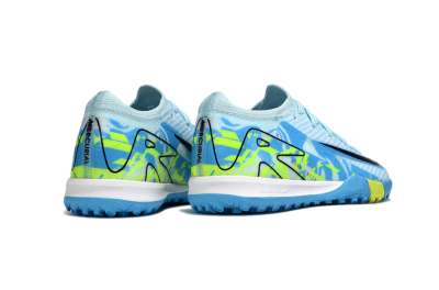 Kids Nike Air Zoom Mercurial Vapor 16 Elite TF Artificial Turf Low-Tops Football Shoes - Blue/Black/Yellow