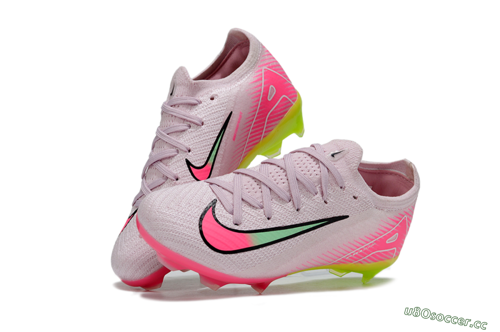 Kids Nike Air Zoom Mercurial Vapor 16 Elite FG Firm Ground Low-Tops Football Boots - Pink/White/Black 0