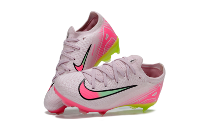 Kids Nike Air Zoom Mercurial Vapor 16 Elite FG Firm Ground Low-Tops Football Boots - Pink/White/Black