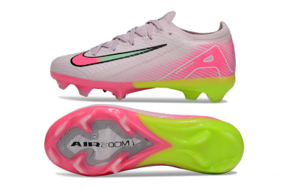 Kids Nike Air Zoom Mercurial Vapor 16 Elite FG Firm Ground Low-Tops Football Boots - Pink/White/Black