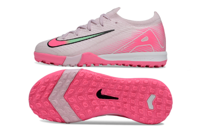 Kids Nike Air Zoom Mercurial Vapor 16 Elite TF Artificial Turf Low-Tops Football Shoes - Pink/White/Black